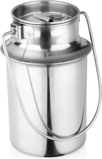 Cană din inox Vilde pentru lapte 1 l cu capac