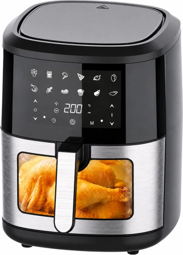 Friteuză cu aer cald (air fryer) 6 l, 1500 W, 12 programe