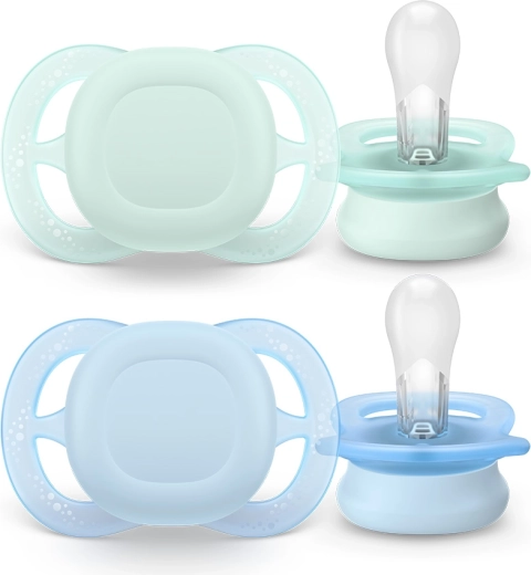 Philips Avent suzetă UltraSoft pentru nou-născuți 0–2 luni, 2 buc