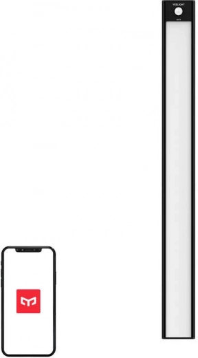 Yeelight LED lumină pentru dulap 40 cm, neagră, 2700 K cu senzor de mișcare