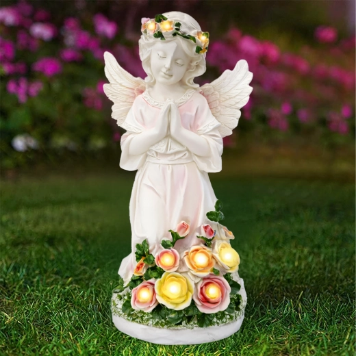 Iluminare LED solară cu ton cald