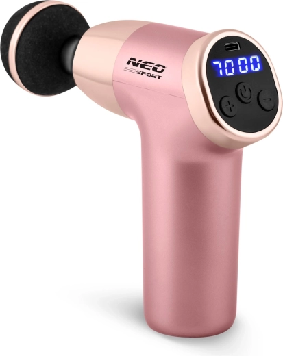 Masaj percutant precis cu LCD și viteze multiple