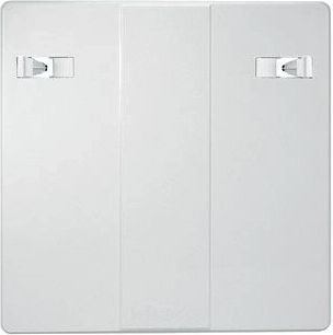Ușițe de vizitare 400 × 400 mm plastic alb