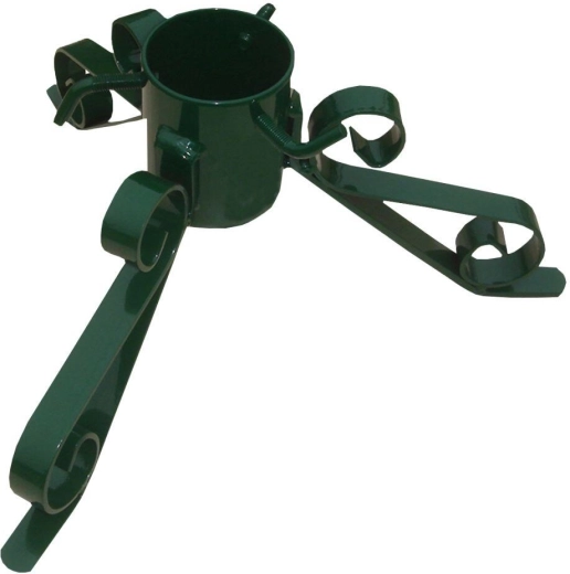 Suport metalic verde pentru brad de Crăciun