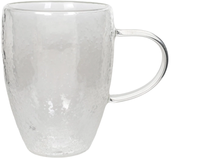 Set de 2 pahare termo FROST cu perete dublu și toartă 340 ml