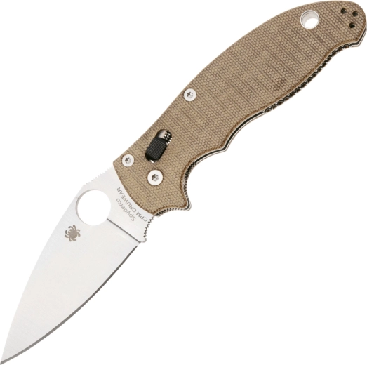 Cuțit pliabil Spyderco Manix 2 Maro, CPM Cru-Wear, Micarta