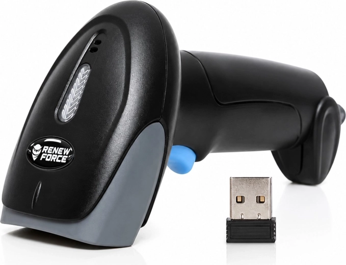 Cititor wireless de coduri de bare Renew Force 1D/2D