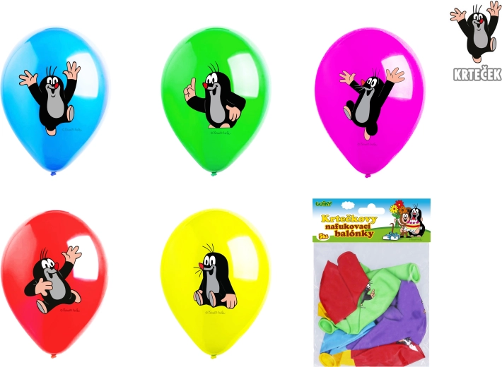 Baloane gonflabile 30 cm KRTECEK – set 5 buc., 5 modele