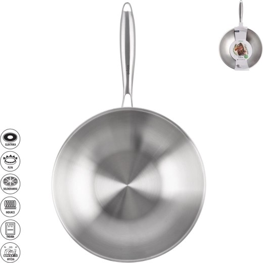 Tigaie wok Orion Steela 30 cm