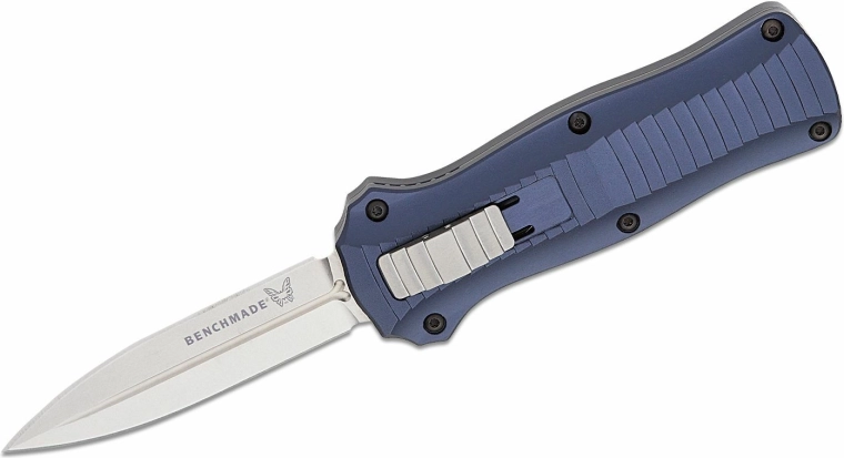Benchmade Mini Infidel Crater Blue cuțit automat de 7,9 cm ediție limitată