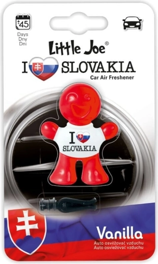 Little Joe 3D Supair Drive parfum auto vanilie „I Love You Slovakia”
