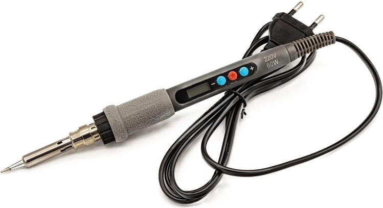 Letcon electric de lipit de precizie 60 W cu reglaj de temperatură - 1 bucată