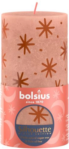 Lumânare rustică 130 × 68 mm – caramel cremos