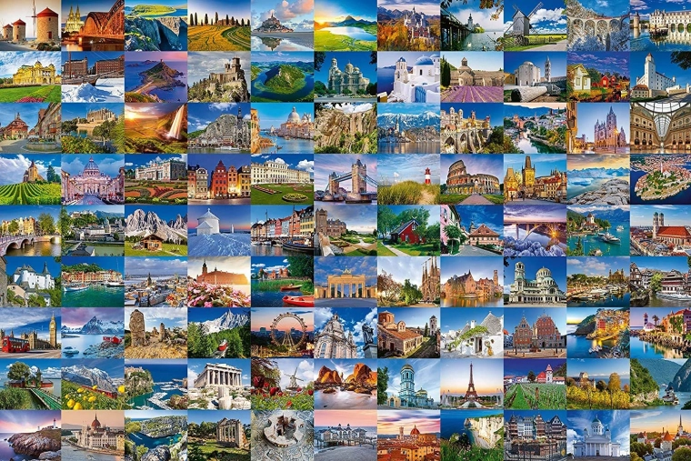 Puzzle Ravensburger Locuri Frumoase din Europa 3000 de piese