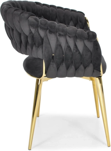 Spătar împletit cu efect „WOW”