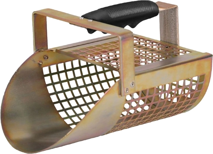 Lopățică metalică pentru nisip Garrett cu sită