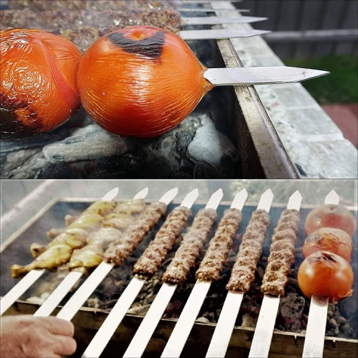Ideal pentru kebab, șașlîc și legume