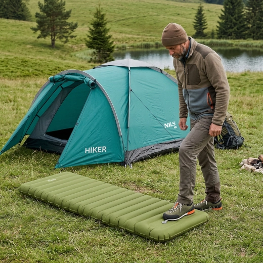 Pompă integrată pentru umflare rapidă