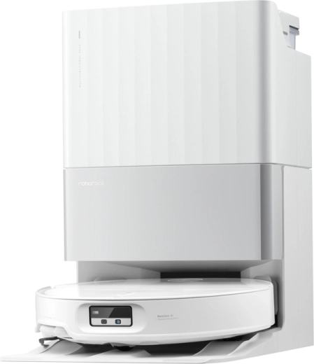 Roborock Qrevo Edge alb aspirator robot și mop cu stație de auto-curățare