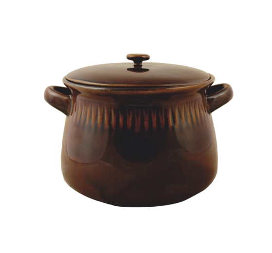 Butoi ceramic pentru fermentare 3 l cu capac, maro