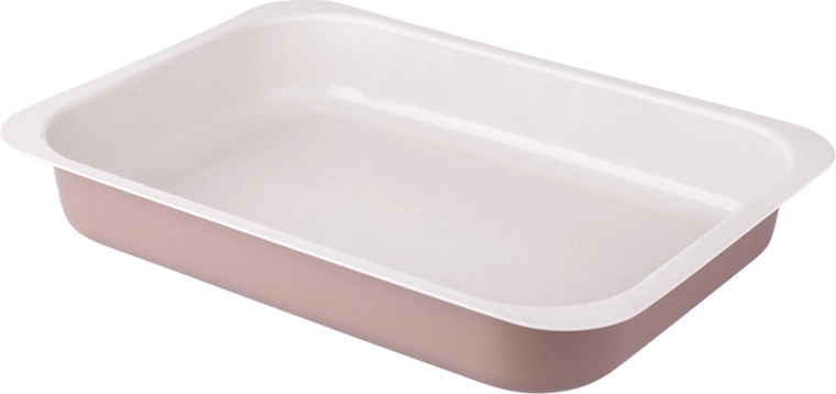 Tavă de copt din oțel presat 36 × 26 cm Caffe Creme cu strat antiaderent