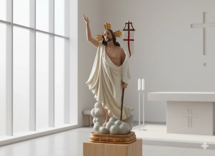 Figurină Isus Înviat 60 cm