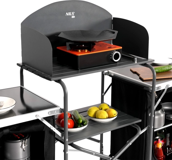 Suprafață de lucru stabilă cu paravânt