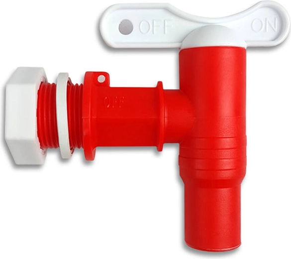 Robinet de scurgere pentru butoi din plastic 200–500 l, filet 3/4"