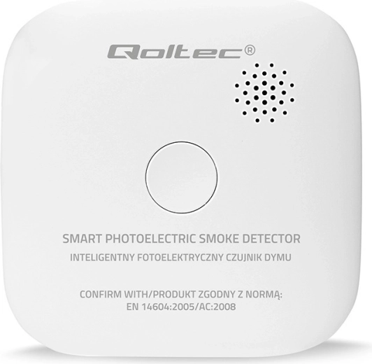 Detector de fum wireless cu baterie, indicator LED și alarmă de 85 dB