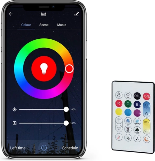 Culori RGB și lumină albă reglabilă
