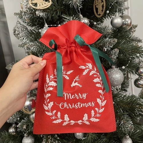 Imprimeu de Crăciun „Merry Christmas” și material rezistent