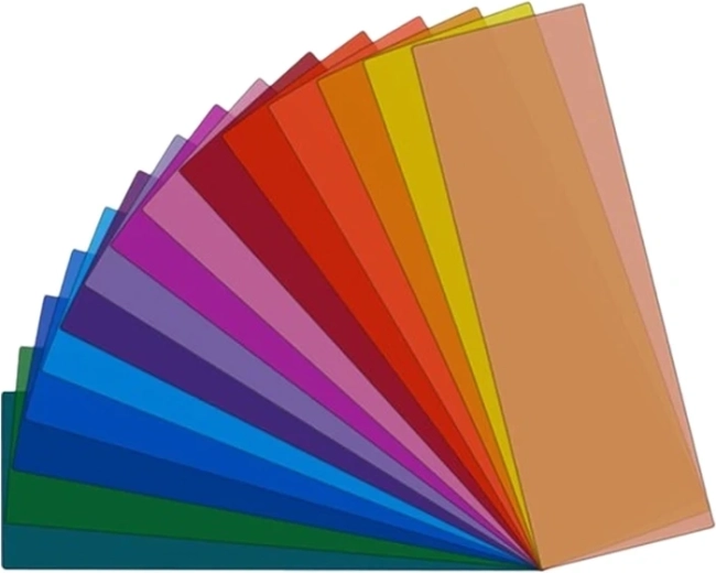 Set de filtre gel colorate Godox pentru lumina de macrofotografie MF12