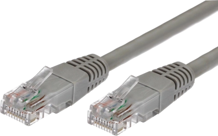 Cablu de rețea Patchcord categoria 5e RJ45 UTP 5m gri