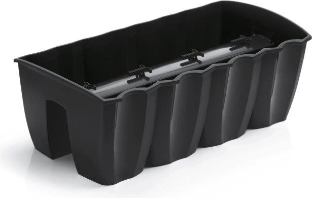 Ghiveci pentru balustradă Crown 58 cm – antracit
