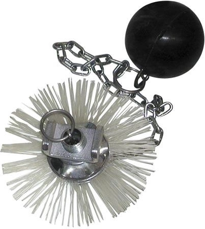 Rozetă pentru coș de fum din nailon cu greutate din cauciuc 140 mm