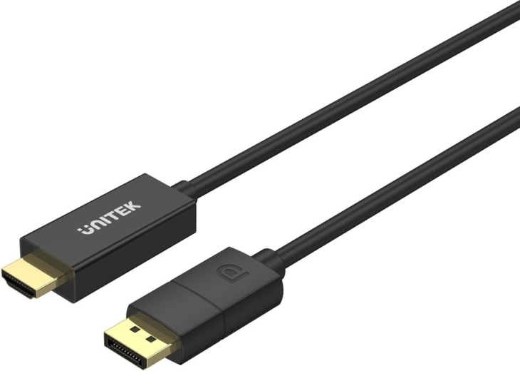 Unitek adaptor cu cablu DisplayPort 1.2 la HDMI 4K 60 Hz 1,8 m - 1 bucată