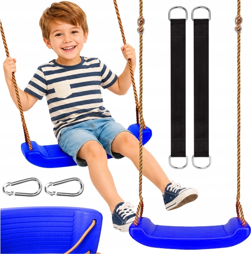 Leagăn de grădină pentru copii Swing-Y albastru