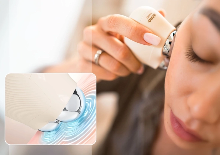 Termoterapie și masaj prin vibrații pentru microcirculație