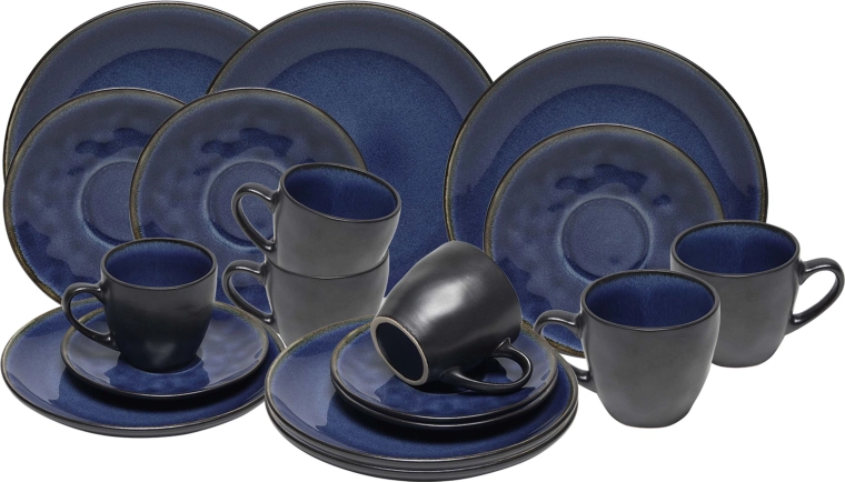 Set de cești pentru cafea și ceai, 18 piese