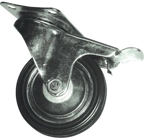 Roată pivotantă cu frână 75 mm, capacitate 40 kg