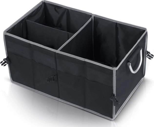 Design pliabil și două compartimente cu divizor mobil