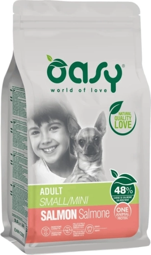 Oasy One Animal Protein Adult Small/Mini miel 2,5 kg