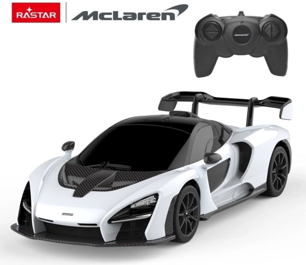 Mașină RC McLaren Senna Rastar 1:24 albă - 1 bucată
