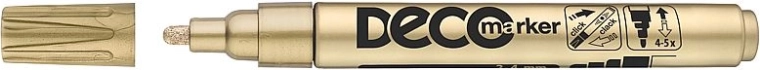 Marker ICO Deco auriu 2–4 mm