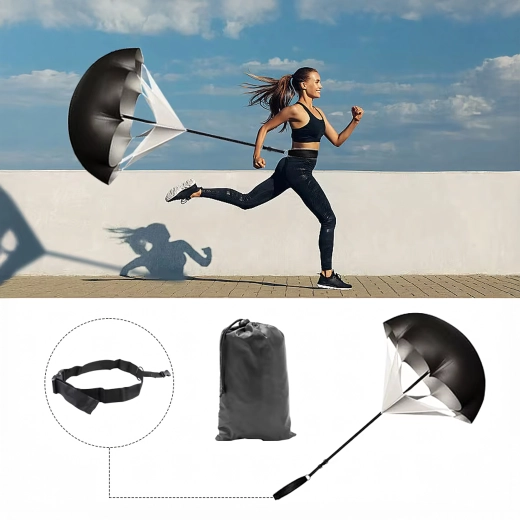 Parașută de alergare cu rezistență pentru viteză explozivă