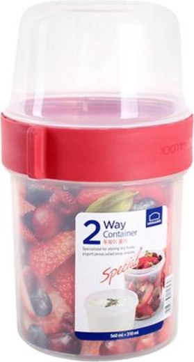 Lock&Lock recipient pentru alimente 2 în 1 560 ml + 310 ml