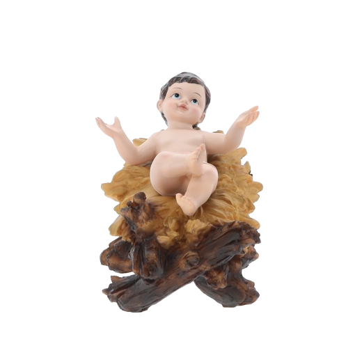 Scenă impresionantă a Nașterii cu figurine până la 46 cm