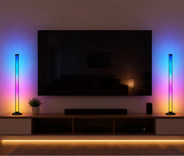 Două lămpi pentru iluminare ambientală puternică