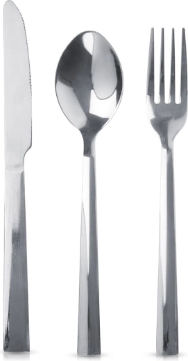 Set de tacâmuri din inox, 3 piese