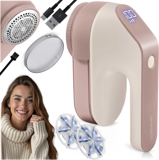 Aparat electric de îndepărtat scame cu ecran LCD Berdsen